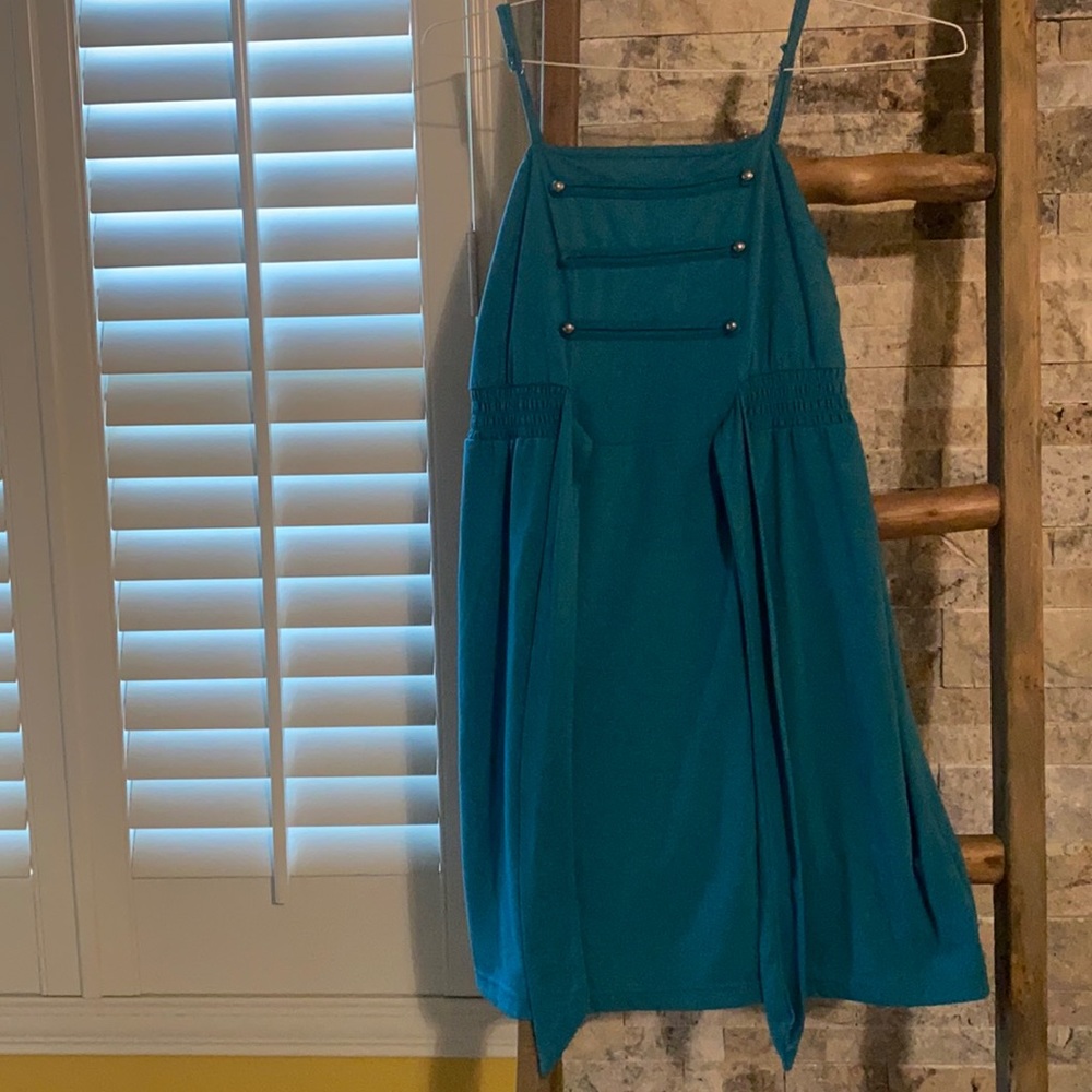 Teal dress, large size